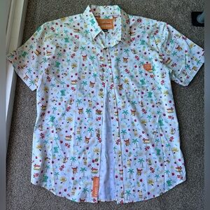 Park Candy/Candy Floss Adventureland themed tiki shirt - Size XL